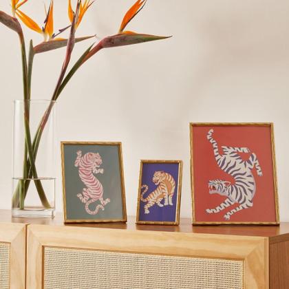 Imagem de Porta-retrato Bambu Dourado 15X20cm - Digon Store