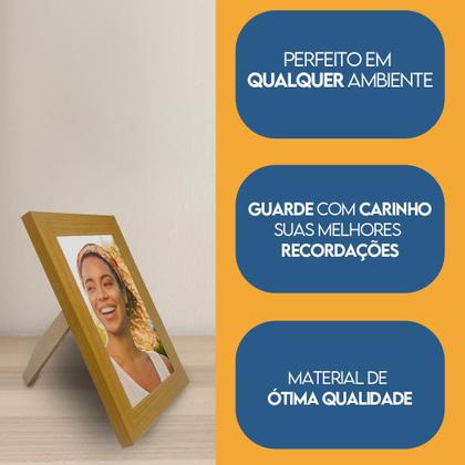 Imagem de Porta retrato de Vidro 15x21cm Kit com 5 Unidades Lembrancinha de Festa