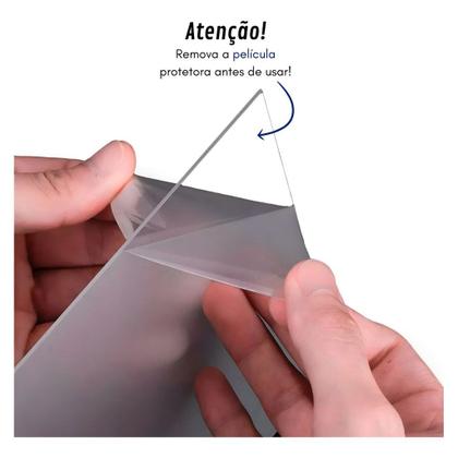 Imagem de Porta Retrato Giratório Cristal Moldura Acrílico Suporte A6 Foto Display Fotografia