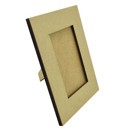 Imagem de Porta Retrato Horizontal ou Vertical Foto 10x15 Mdf 9mm  Madeira