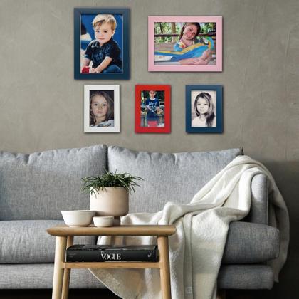 Imagem de Porta Retrato Luxo Fosco Vidro 15X21 ul-Bebê Mesa Parede