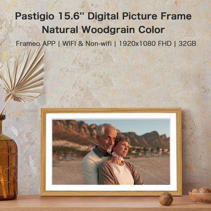 Imagem de Porta-retratos digital Pastigio 15,6" FHD IPS com tela sensível ao toque WiFi