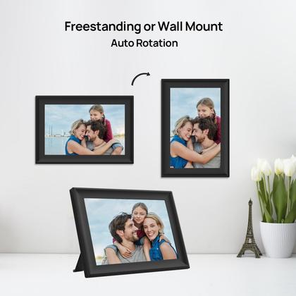 Imagem de Porta-retratos digital Wifi Akimart 32GB com IPS de 10,1"