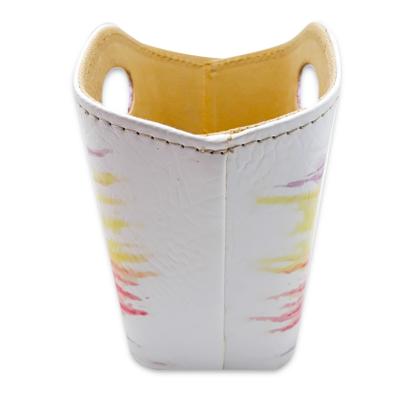 Imagem de Porta Revista ou Cesto de Flores Bolsa Vintage Kombi 20x16cm