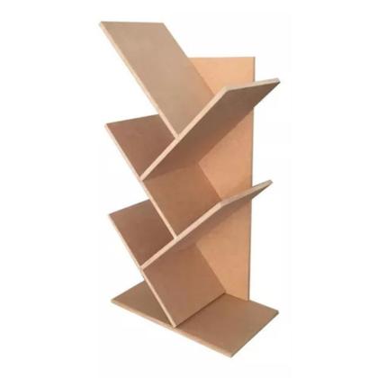 Imagem de Porta Revistas - Prateleira Organizadora Em Madeira Mdf Cru