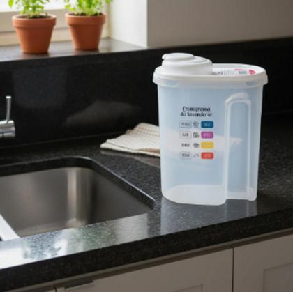 Imagem de Porta Sabão em Pó e Amaciante Dispenser Lavanderia