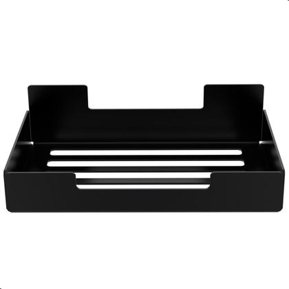 Imagem de Porta Sabonete De Banheiro Preto Com Adesivo 3M SF.ELG