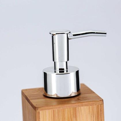 Imagem de Porta Sabonete Líquido Bambu Eco Prime Saboneteira 350ml - Yangzi