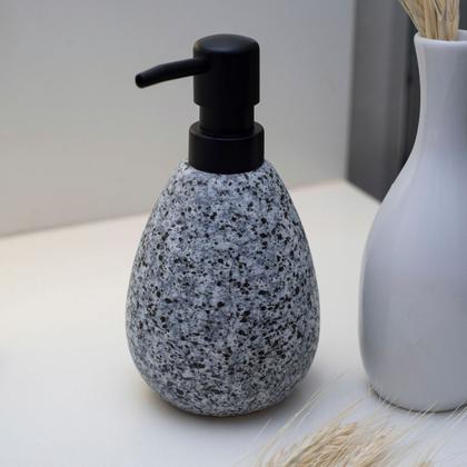 Imagem de Porta-sabonete Líquido em Cerâmica Granilite Cinza
