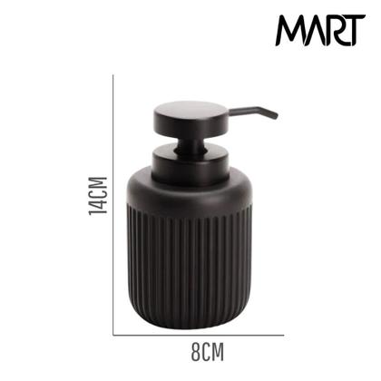 Imagem de Porta Sabonete Liquido em Cimento Preto 14x8cm Mart