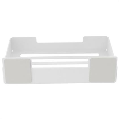Imagem de Porta Sabonete Saboneteira Parede Adesivo Inox Branco ELG
