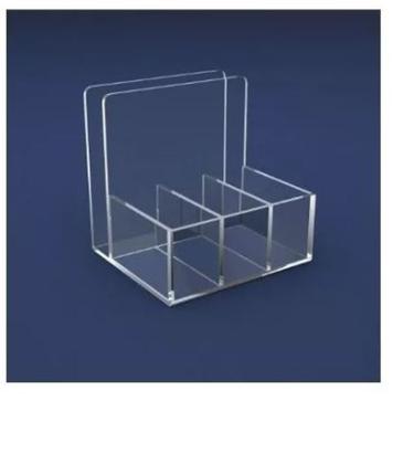 Imagem de Porta Sache Guardanapos Acrílico Cristal Bar Mesa Cozinha