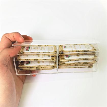 Imagem de Porta Sachês De Açucar Adoçante Com Tampa Café Organizador - Super 3D