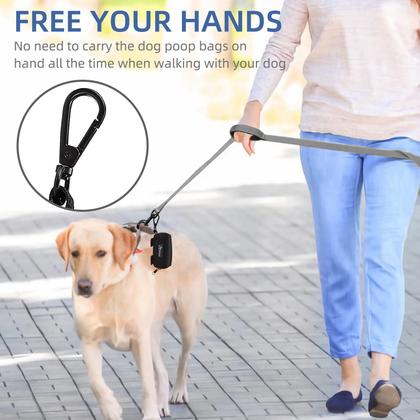 Imagem de Porta-sacos de cocô PuppyDoggy para cães e gatos e dispensador de sacos de lixo