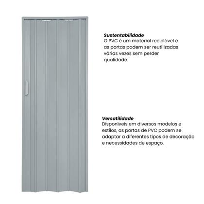 Imagem de Porta Sanfonada de PVC 210x105cm Bariri