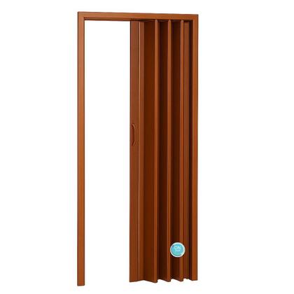 Imagem de Porta Sanfonada PVC 0,60x2,10 Multilit Mogno