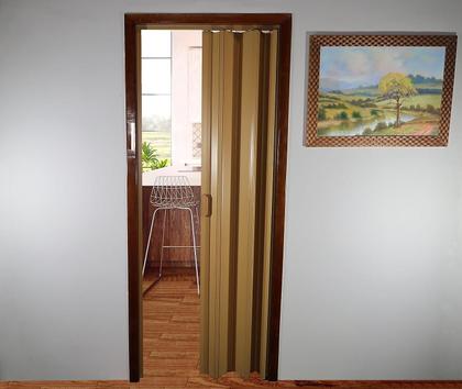 Imagem de Porta Sanfonada Pvc 0,72 Cerejeira Holztek