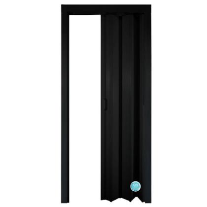 Imagem de Porta Sanfonada Pvc 0,84x2,10 Multilit Preta