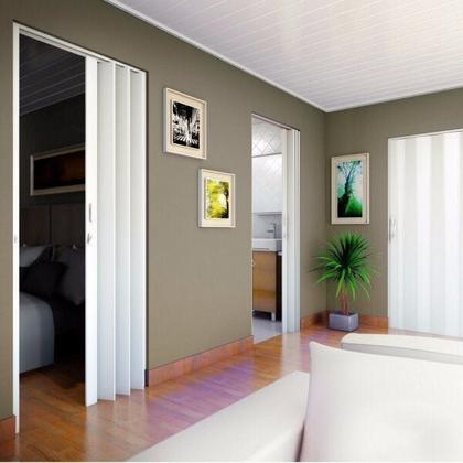 Imagem de Porta Sanfonada Pvc Polifort 210 X 60cm