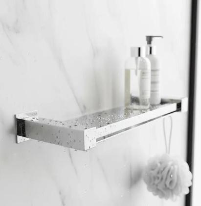 Imagem de Porta Shampoo 30cm Aço Inox 304 Q-PS30