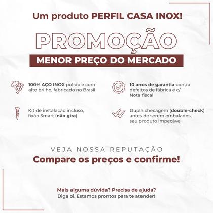 Imagem de Porta Shampoo 30cm Aço Inox 304 Q-PS30