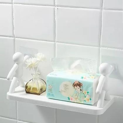 Imagem de Porta Shampoo Boneco Prateleira Tempero Bob Retangular