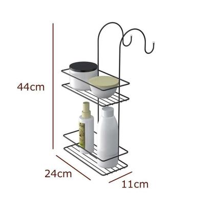Imagem de Porta Shampoo Duplo Para Box - Stolf Preto