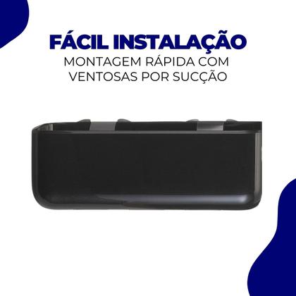 Imagem de Porta Shampoo Organizador Prateleira Creme Cosméticos Parede Banheiro Sem Furo Ventosa Sucção Arthi