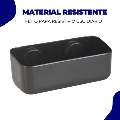 Imagem de Porta Shampoo Organizador Prateleira Creme Cosméticos Parede Banheiro Sem Furo Ventosa Sucção Arthi