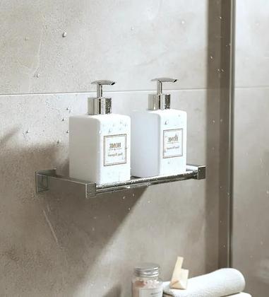 Imagem de Porta Shampoo Para Banheiro 30cm Inox 304 Ref. QRED4017