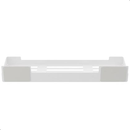 Imagem de Porta Shampoo Parede Inox Adesivo Sem Furo Branco ELG