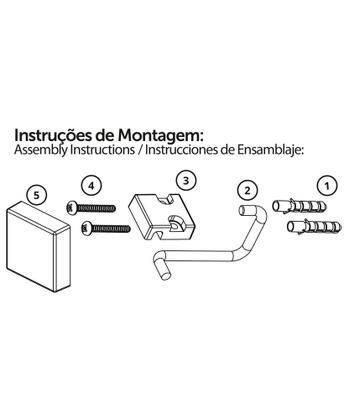 Imagem de Porta shampoo prateleira banheiro Dourado Future 7501DD