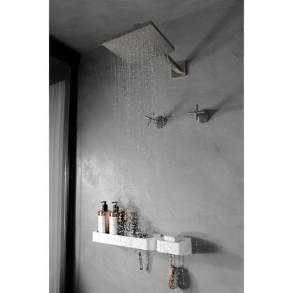 Imagem de Porta Shampoo Prateleira para Banheiro Adesivo Eleve Bege Ou