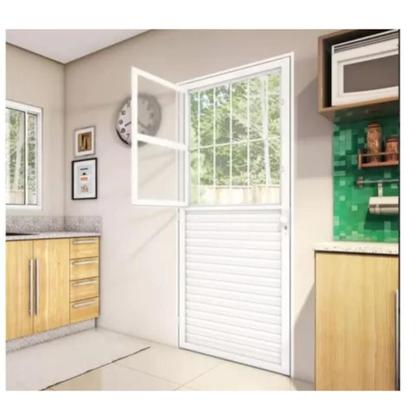 Imagem de Porta social branco 210x80 linha 25