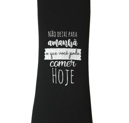 Imagem de Porta talher com capa neopreme e zíper e frases 24cm