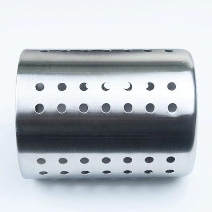 Imagem de Porta talher inox escorredor redondo