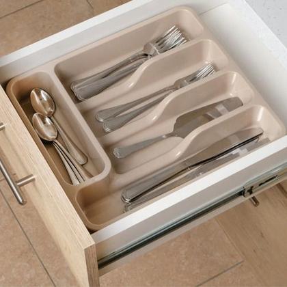 Imagem de Porta Talheres De Gaveta Organizador Resistente Cozinha
