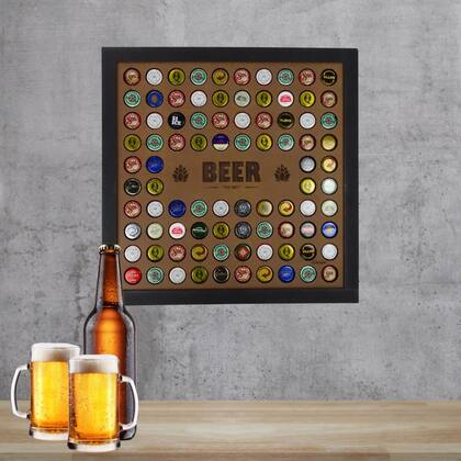 Imagem de Porta tampa cerveja quadro porta tampinha garrafa