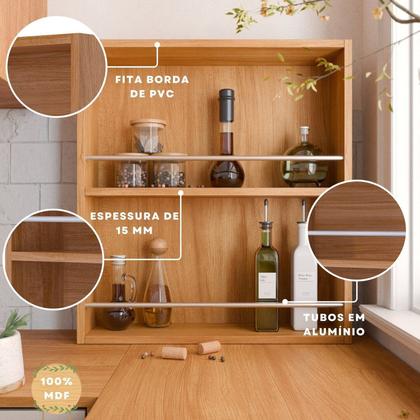Imagem de Porta Tempero para Cozinha 100% Mdf