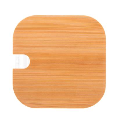 Imagem de  Porta Tempero Vidro Canelado e Tampa de Bambu C/ Colher