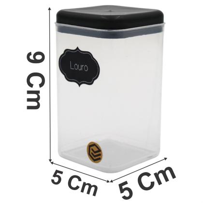 Imagem de Porta Temperos 6 Potes Mesa Parede em Mdf Pintado Pote tempero Condimentos Mantimentos Original