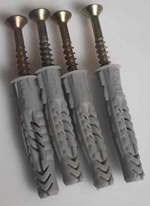 Imagem de Porta temperos e condimentos em mdf kit 7 potes em acrílico