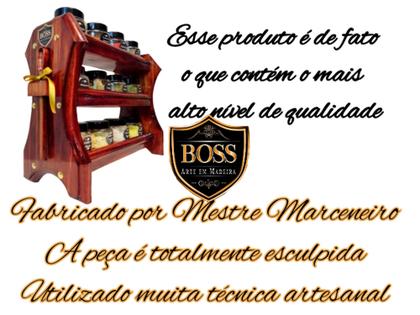 Imagem de Porta Temperos Prático de Balcão com 12 Potes e colher dosadora