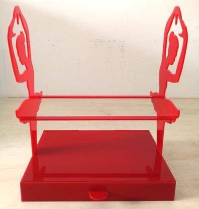 Imagem de Porta Tiaras Acrílico Com Gaveta Organizador