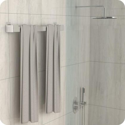 Imagem de Porta Toalha Banho Inox Toalheiro Suporte Banheiro ELG