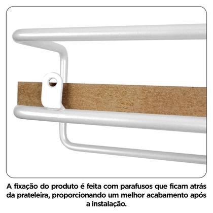 Imagem de Porta Toalha com Prateleira Accadia