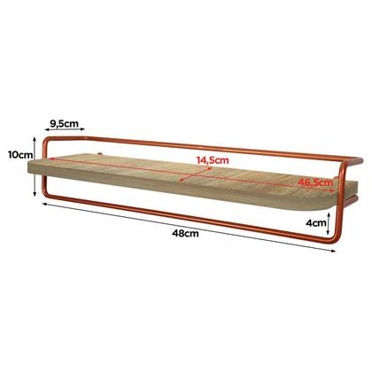 Imagem de Porta Toalha com Prateleira Accadia