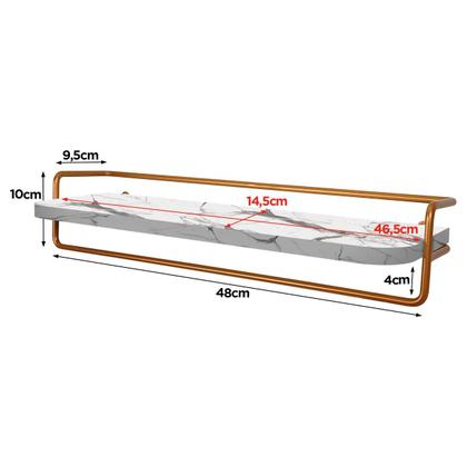 Imagem de Porta Toalha com Prateleira Accadia