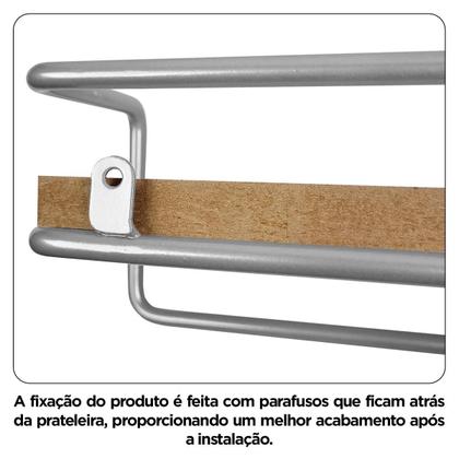 Imagem de Porta Toalha com Prateleira Accadia