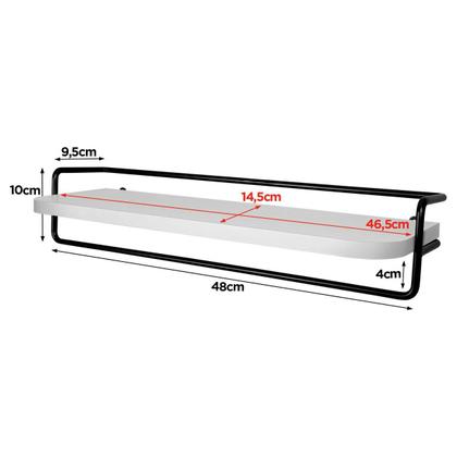 Imagem de Porta Toalha com Prateleira Accadia